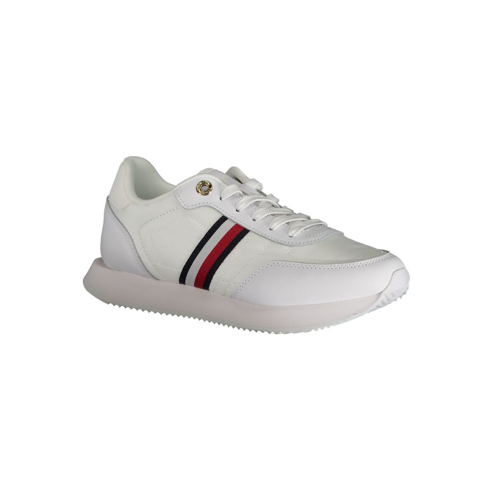 White Leather Women Sneaker