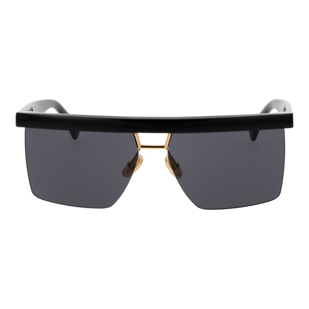 Black Stainless Steel Sunglasses