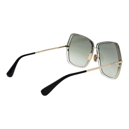 Green Metal Sunglasses