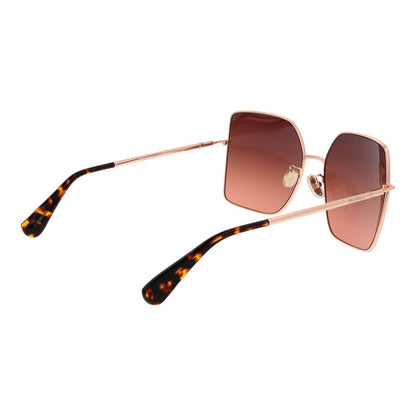 Rose Gold Metal Sunglasses