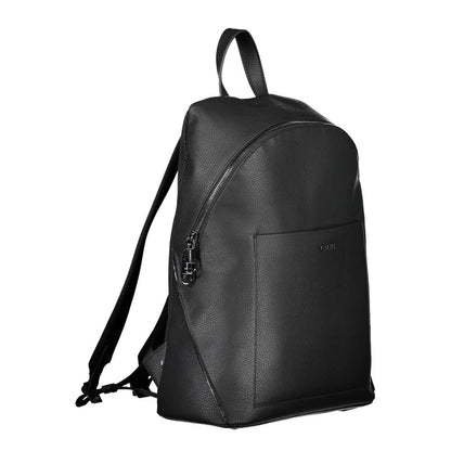 Nero Poliestere Men Backpack