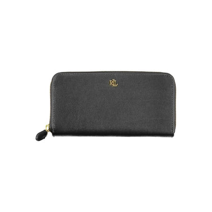 Black Leather Women Wallet