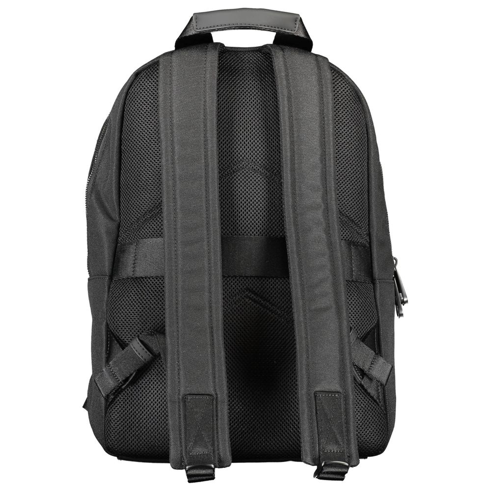 Nero Polyester Men Backpack