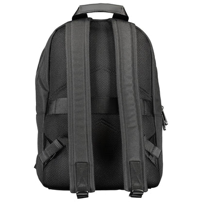Nero Polyester Men Backpack