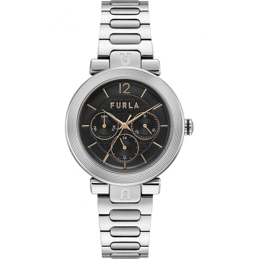Gray Stainless Steel Bracelet Watch
