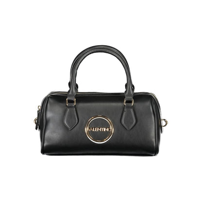 "Nero Poliuretano Woman Handbag"