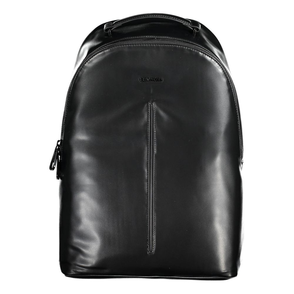 Nero Polyester Men Backpack