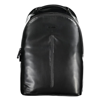 Nero Polyester Men Backpack
