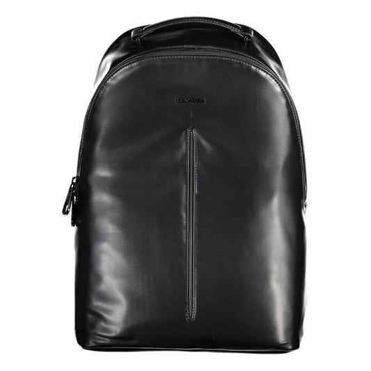 Nero Polyester Men Backpack