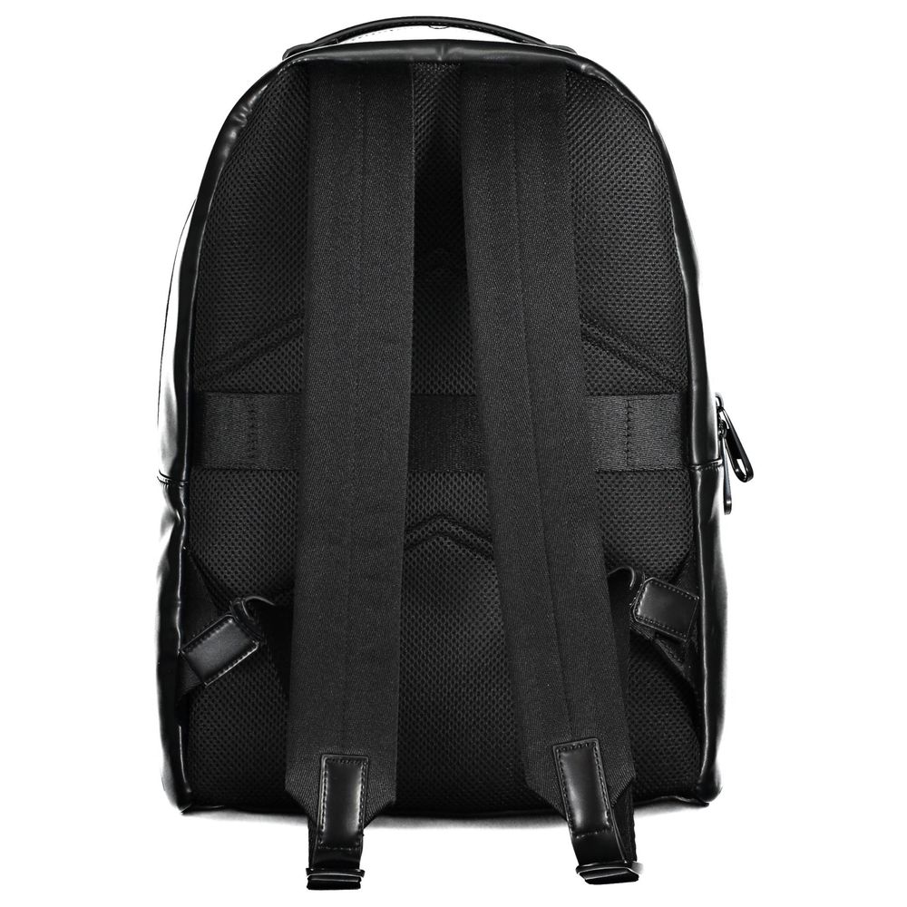 Nero Polyester Men Backpack