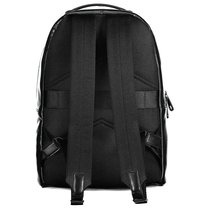 Nero Polyester Men Backpack