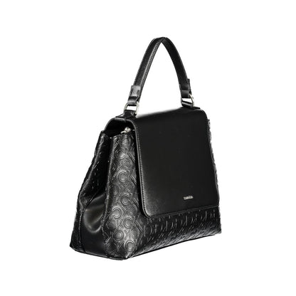 Nero Polyester Woman Handbag