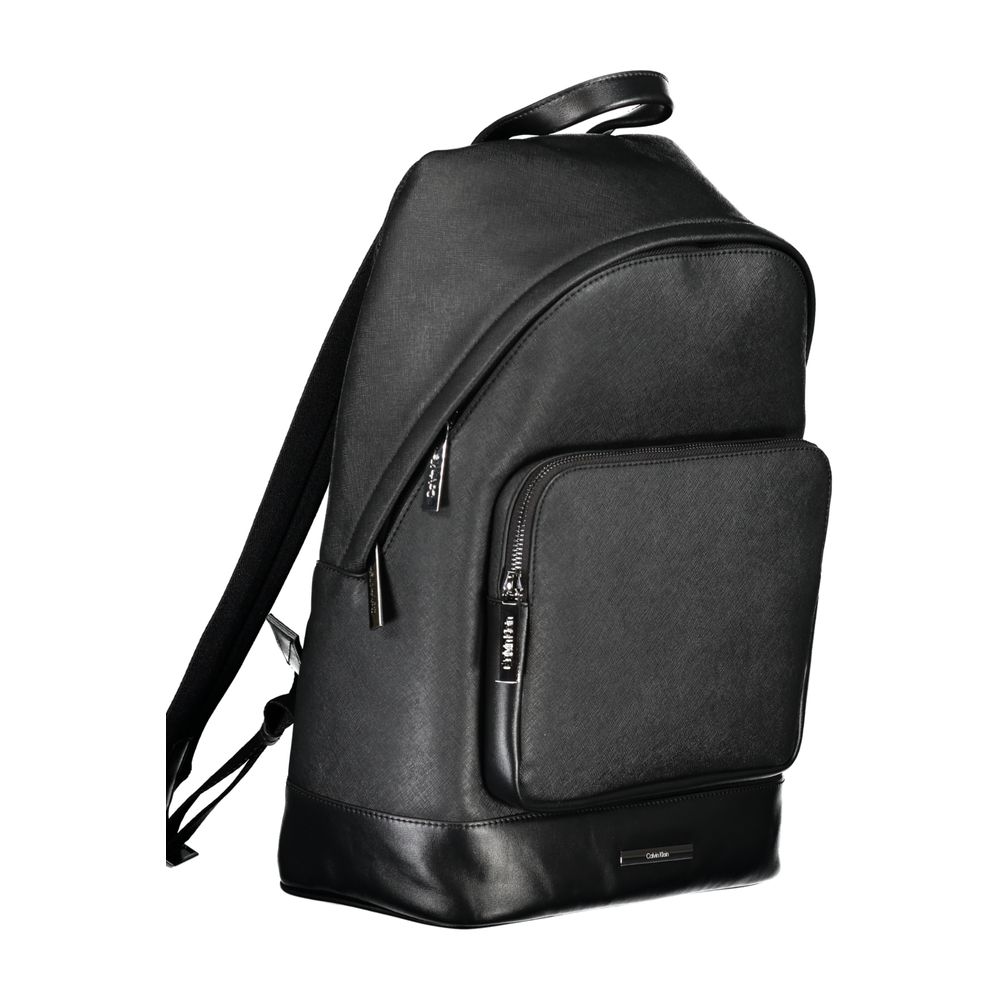 Nero Polyester Men's Backpack