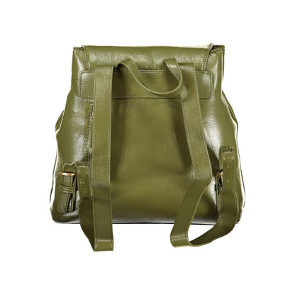 Verde Poliuretano Womens Backpack