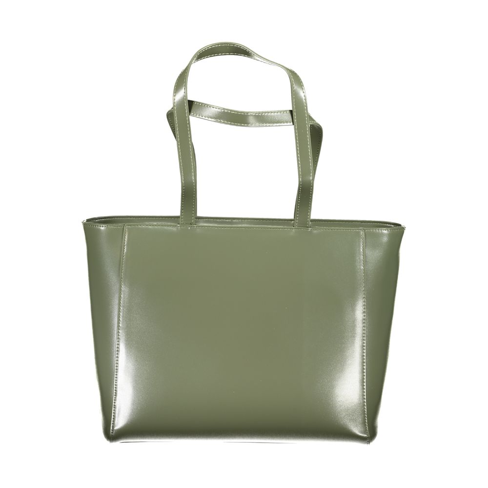 Verde Poliuretano Women Handbag
