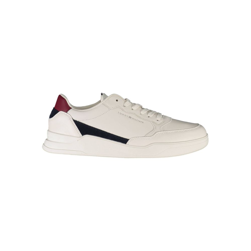 White Leather Mens Sneaker