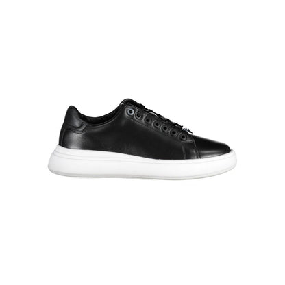 Black Polyester Women Sneaker