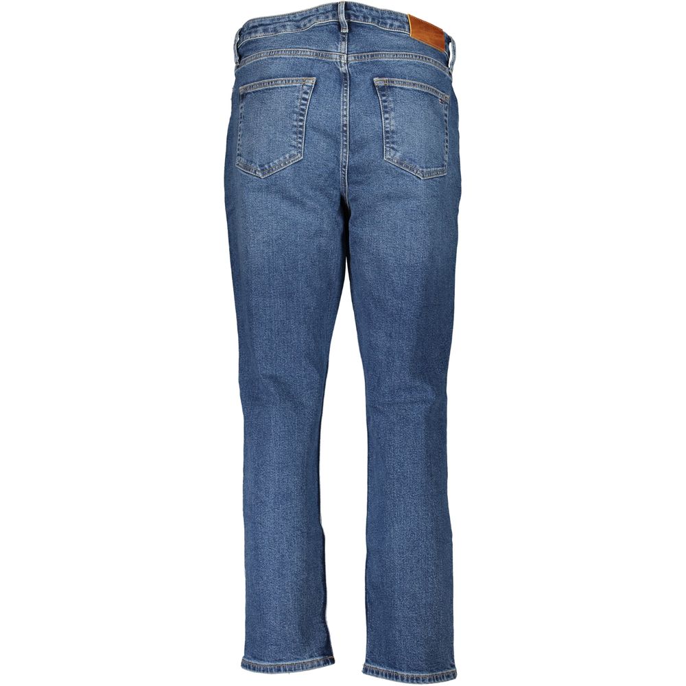 Blue Cotton Women Jeans