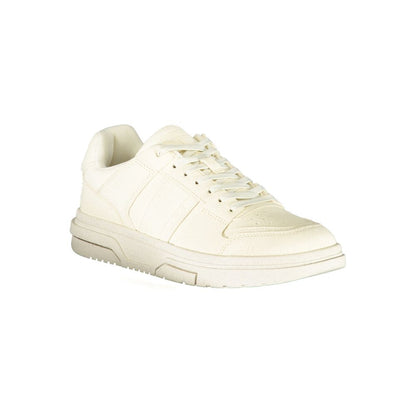 Bianco Polyester Men Sneaker
