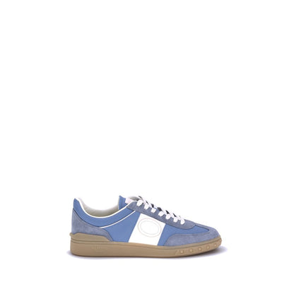 Light Blue Rubber Low Top Sneakers