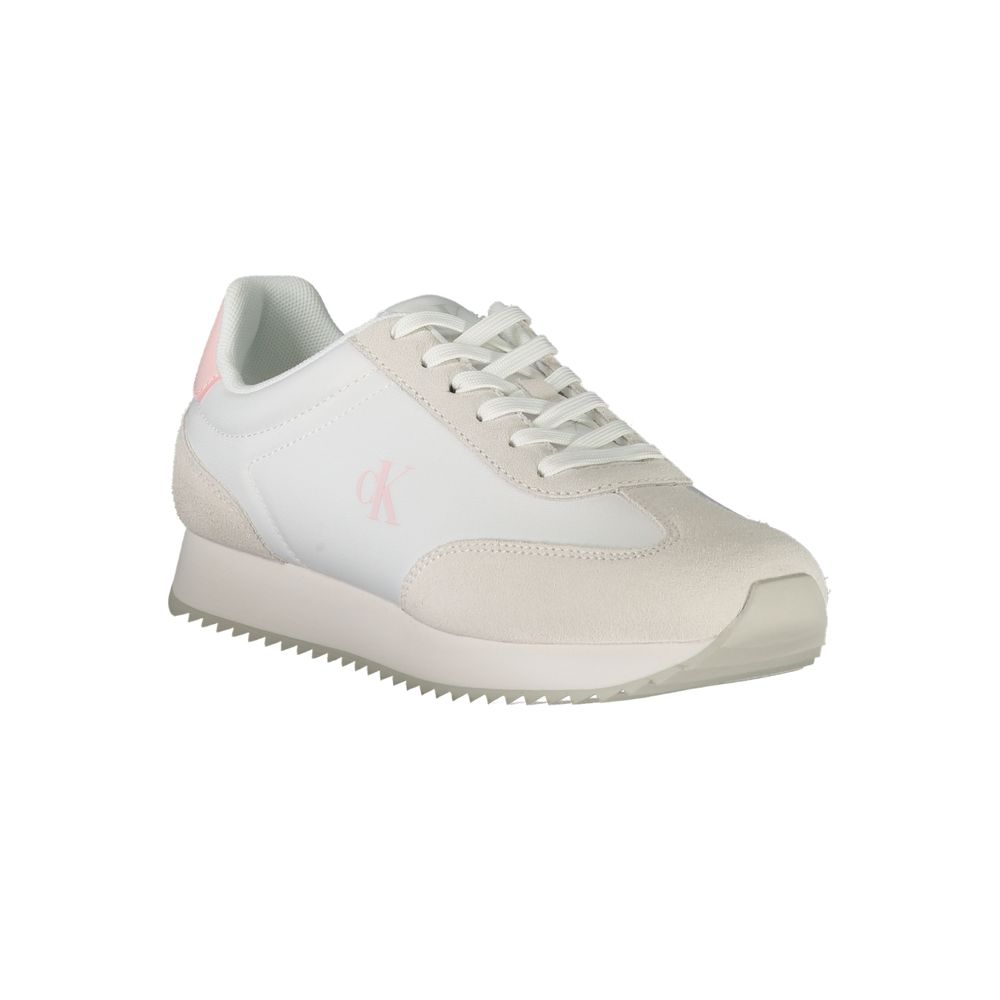 White Leather Women Sneaker
