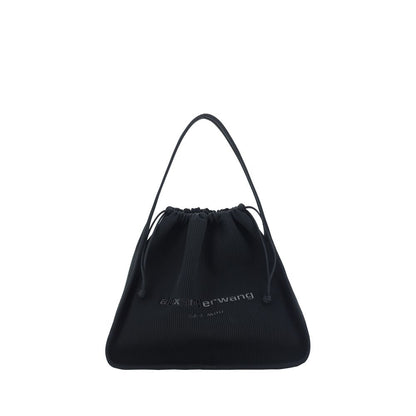 Black Polyester Handbag