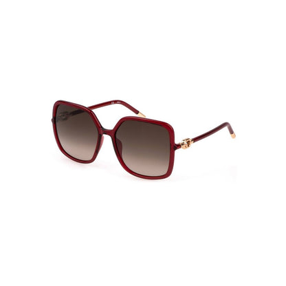 Red Polycarbonate Women Sunglasses