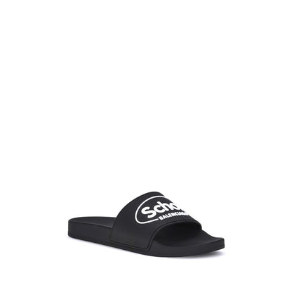Black Rubber Sandals