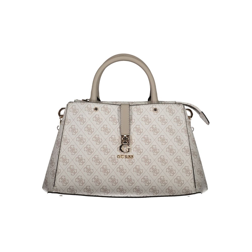 Grigio Polyurethane Women Handbag