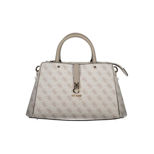 Grigio Polyurethane Women Handbag