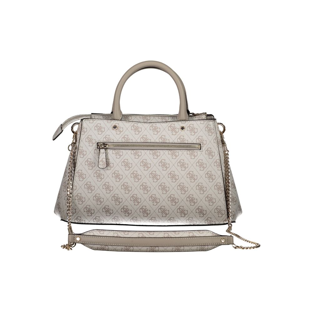 Grigio Polyurethane Women Handbag