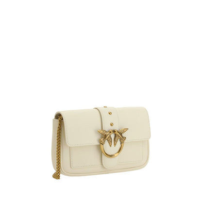 White Calf Leather Bos Taurus Shoulder Bag