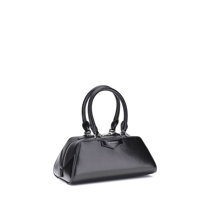 Black Calf Leather Bos Taurus Handbag