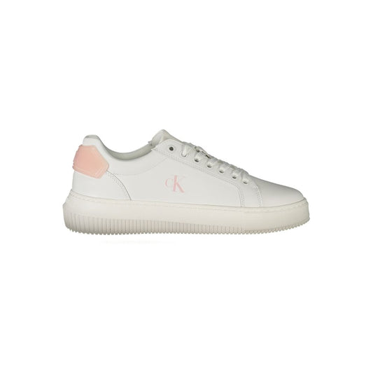 White Leather Women Sneaker