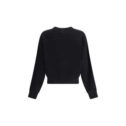 Black Cotton Sweatshirt