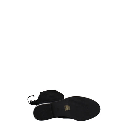 Black Leather Over The Knee