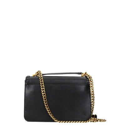 Black Leather Shoulder Bag