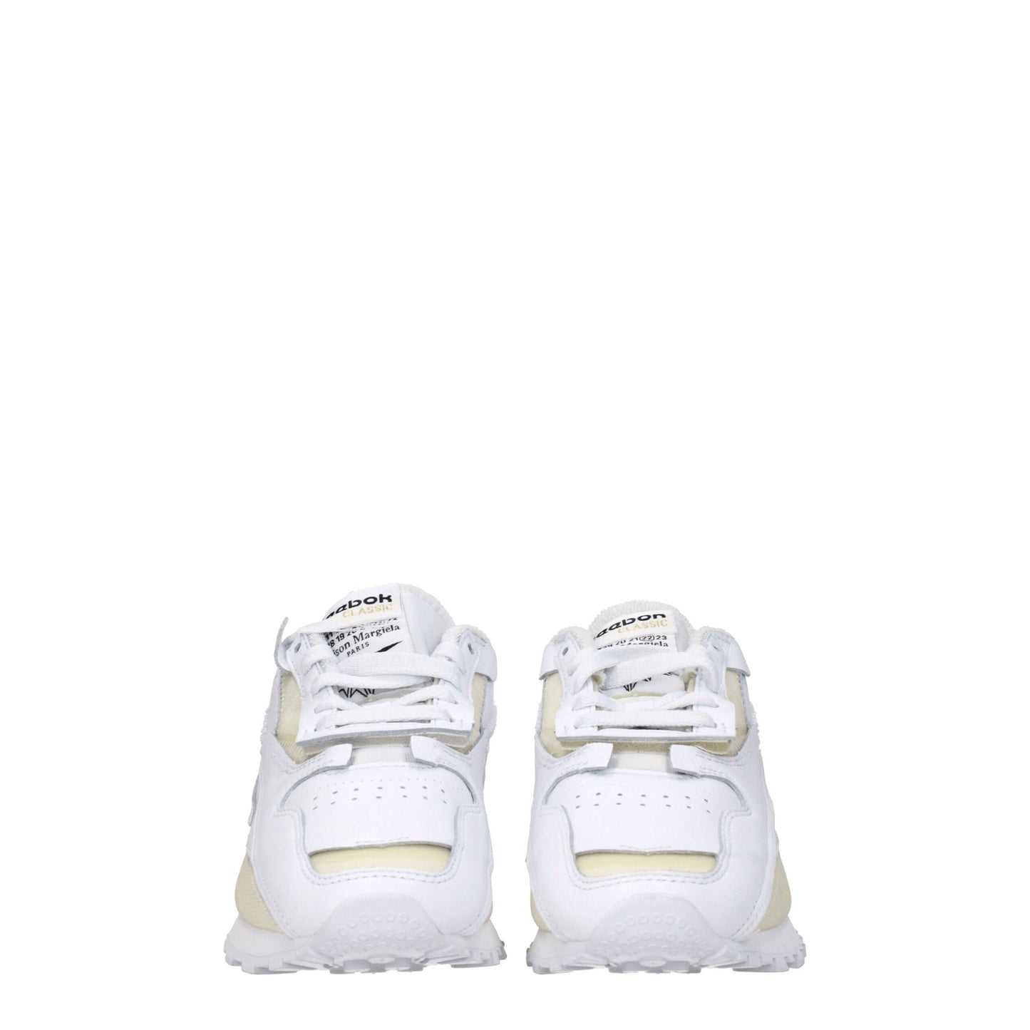 White Leather Athletic Sneakers