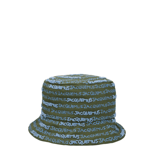 Green Cotton Bucket Hat