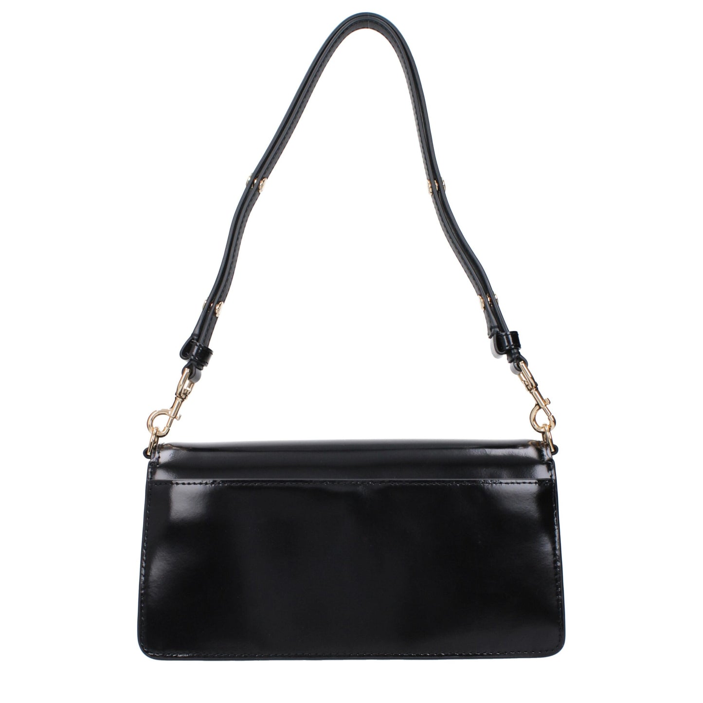 Black Leather Shoulder Bag