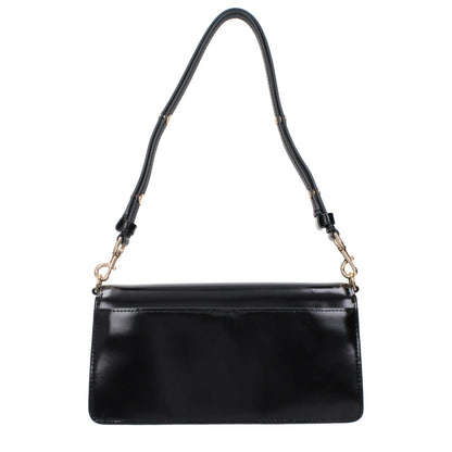 Black Leather Shoulder Bag
