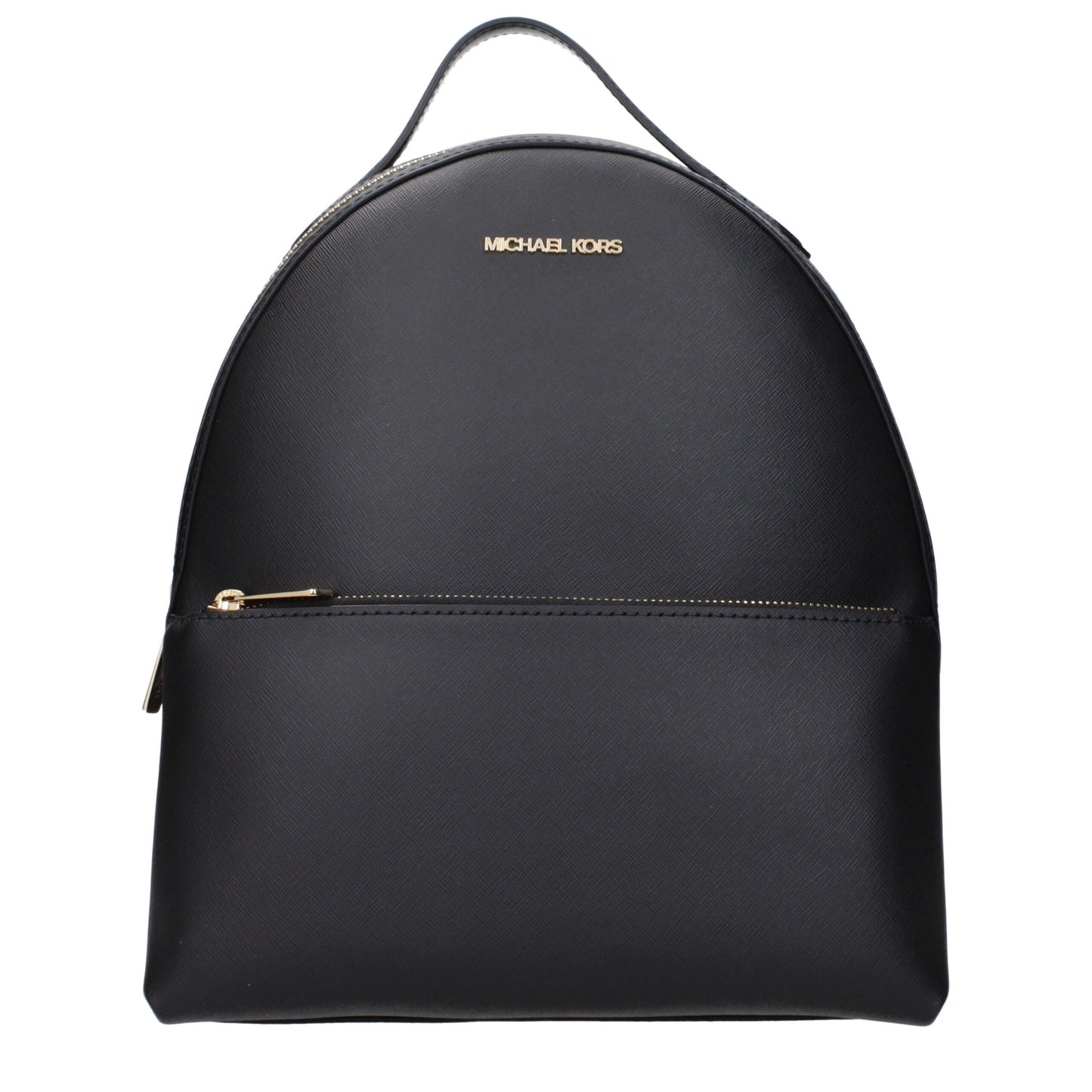 Black Leather Backpack
