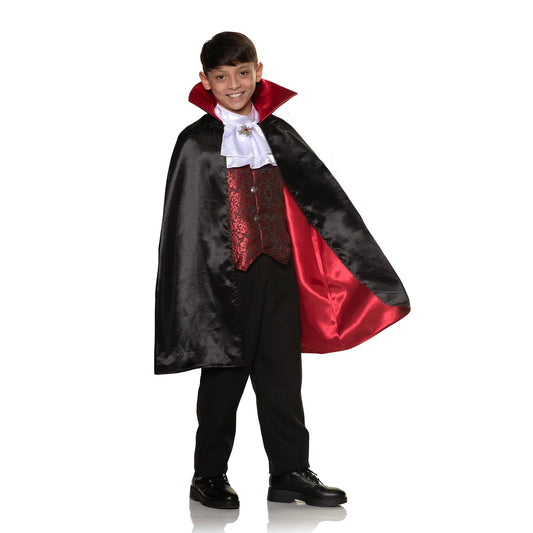 Vampire Vest & Cape Child Costume Set | L