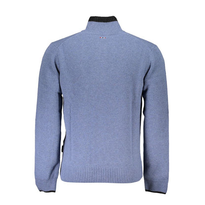 Blue Tessuto Men Sweater