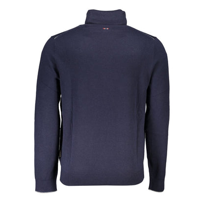 Blue Tessuto Men Sweater