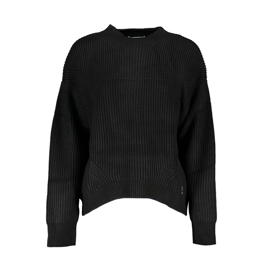 Black Acrylic Women's Sweater