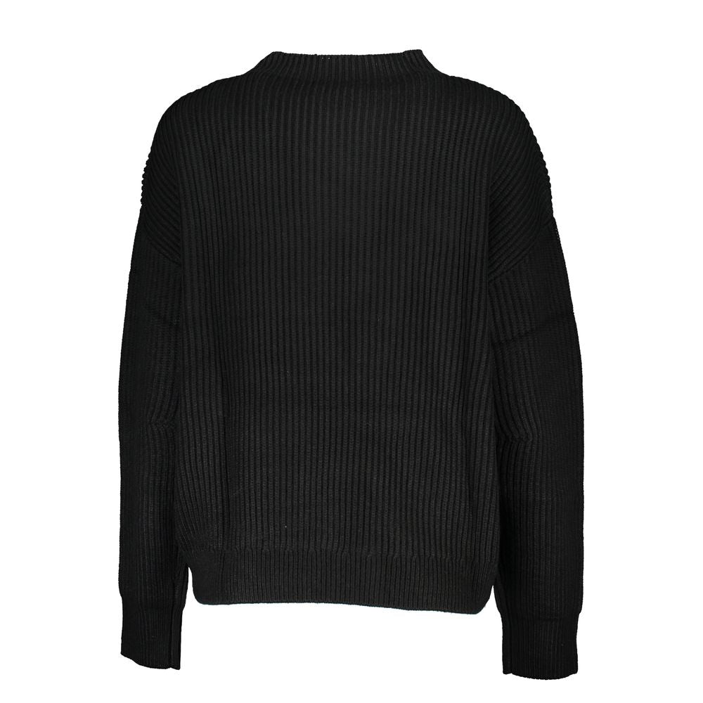 Black Acrylic Women's Sweater