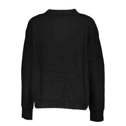 Black Acrylic Women's Sweater