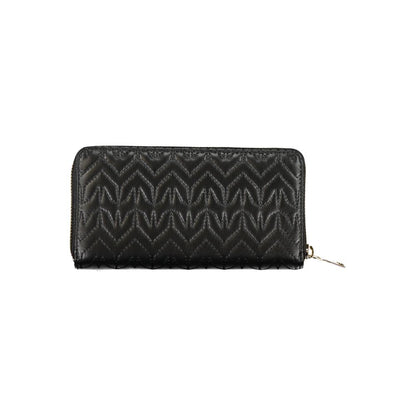 Black Polyurethane Women Wallet