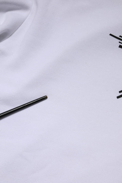 White Sacred Heart Hooded Sweatshirt Sweater